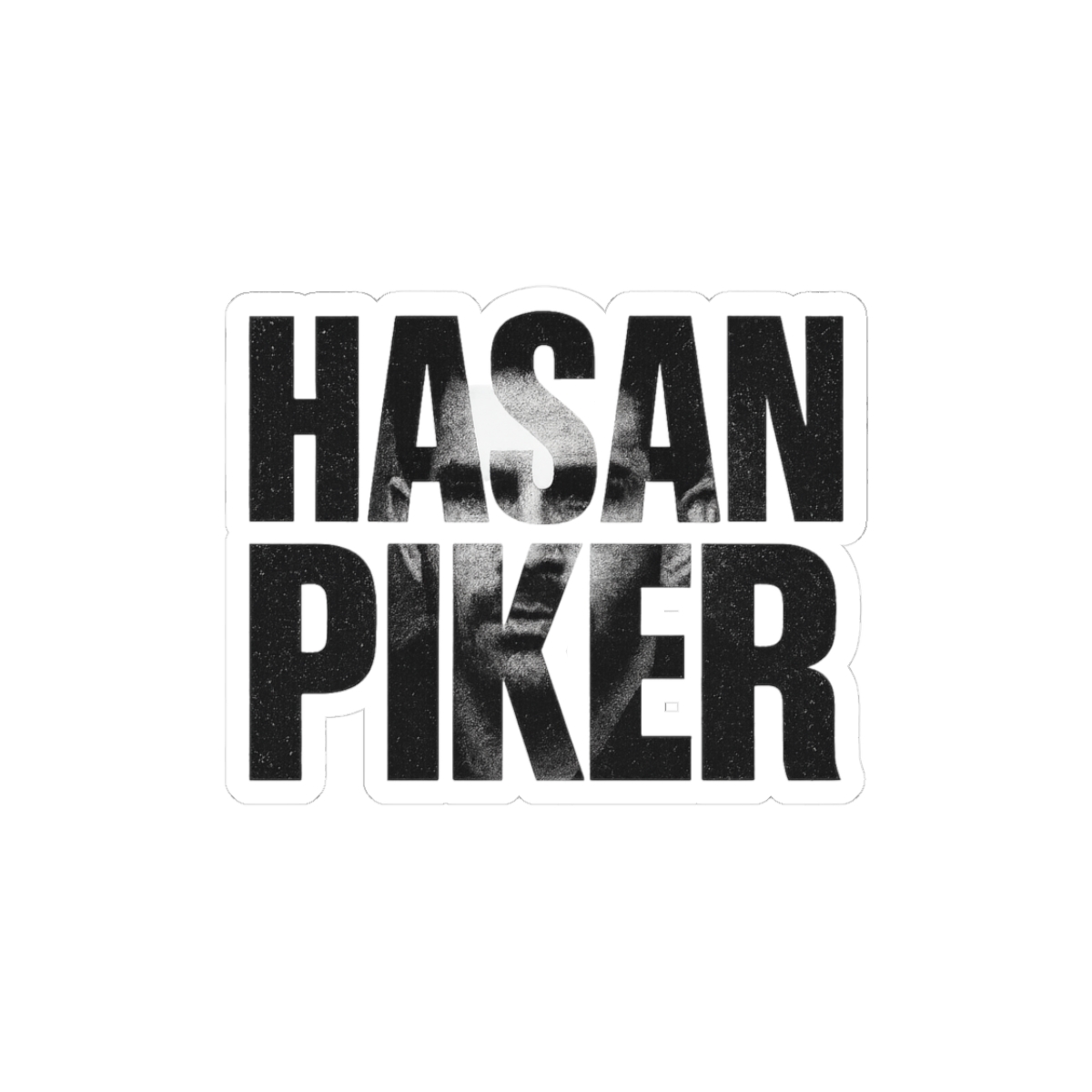 Hasan Piker Sticker | Bold Leftist Vinyl Decal