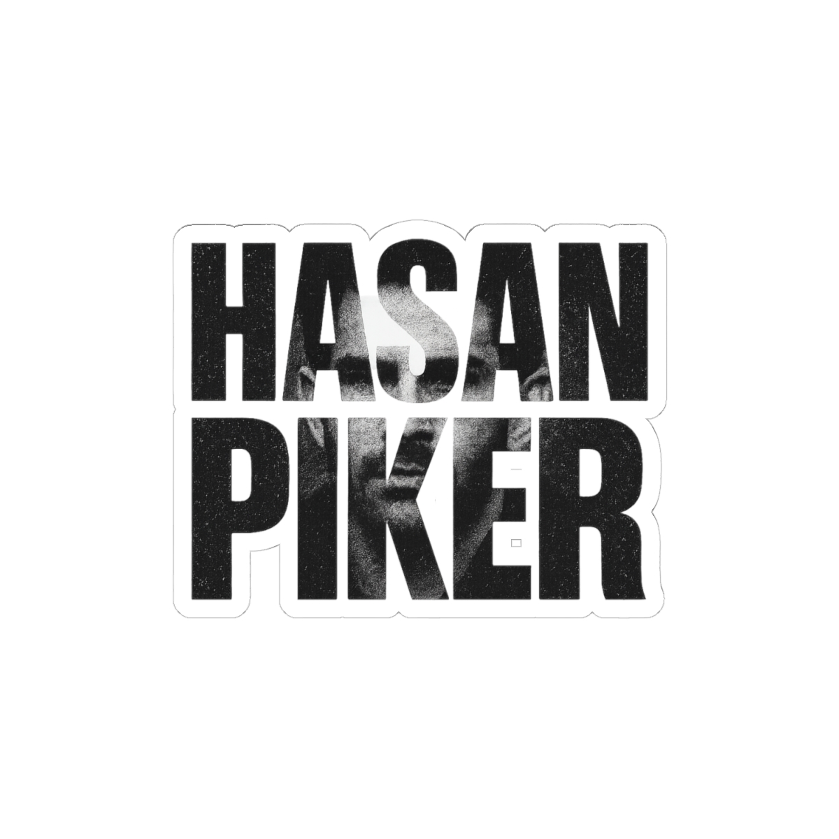 Hasan Piker Sticker | Bold Leftist Vinyl Decal - alternate angle 1, merchandise