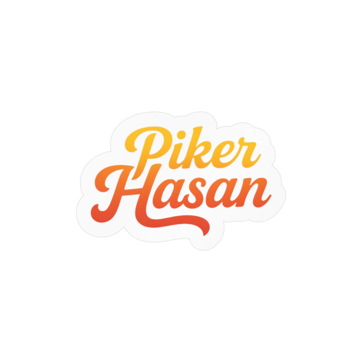 Hasan Piker Portrait Sticker | Bold Fan Vinyl Decal