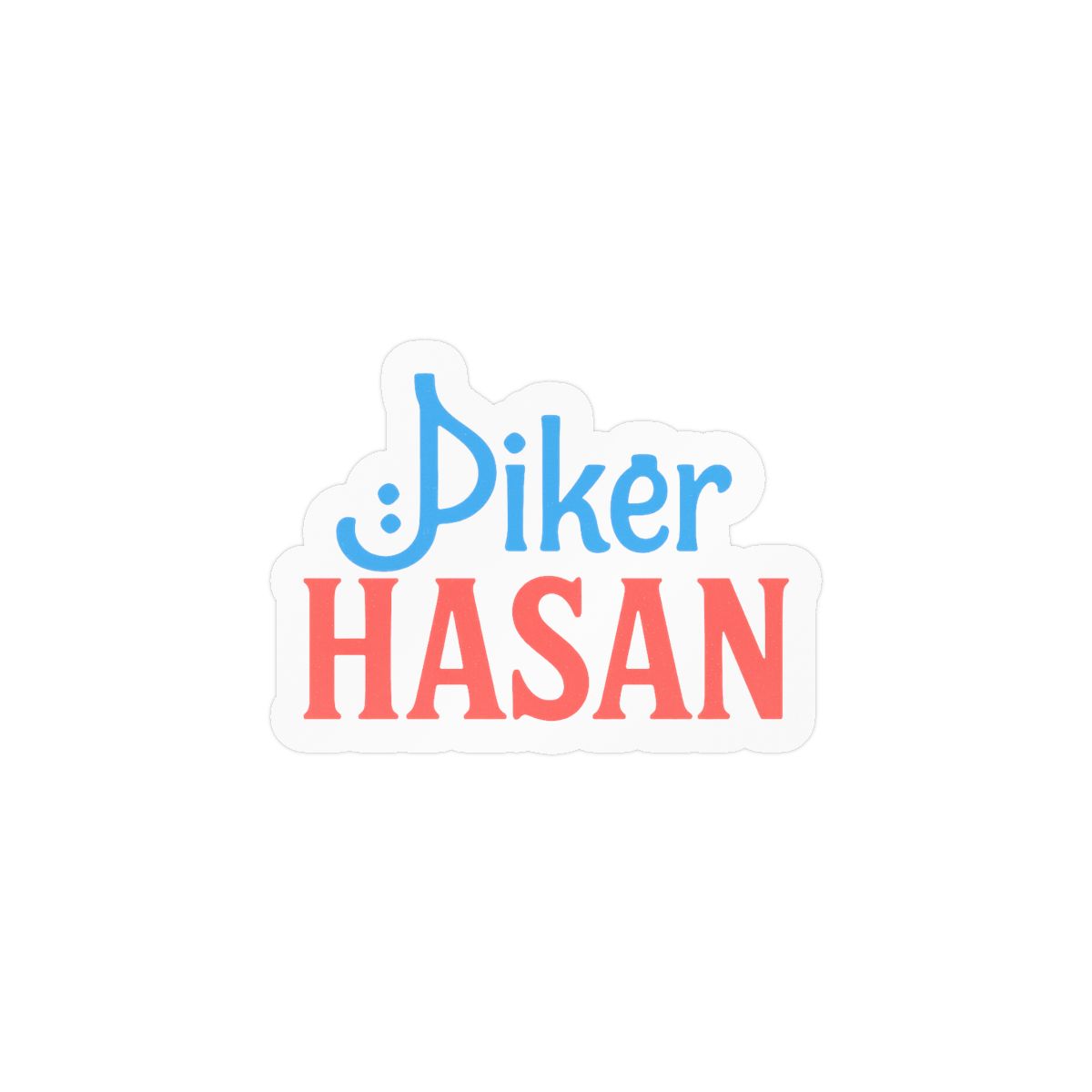 Hasan Piker Sticker | Bold Political Vinyl Decal - alternate angle 2, merchandise