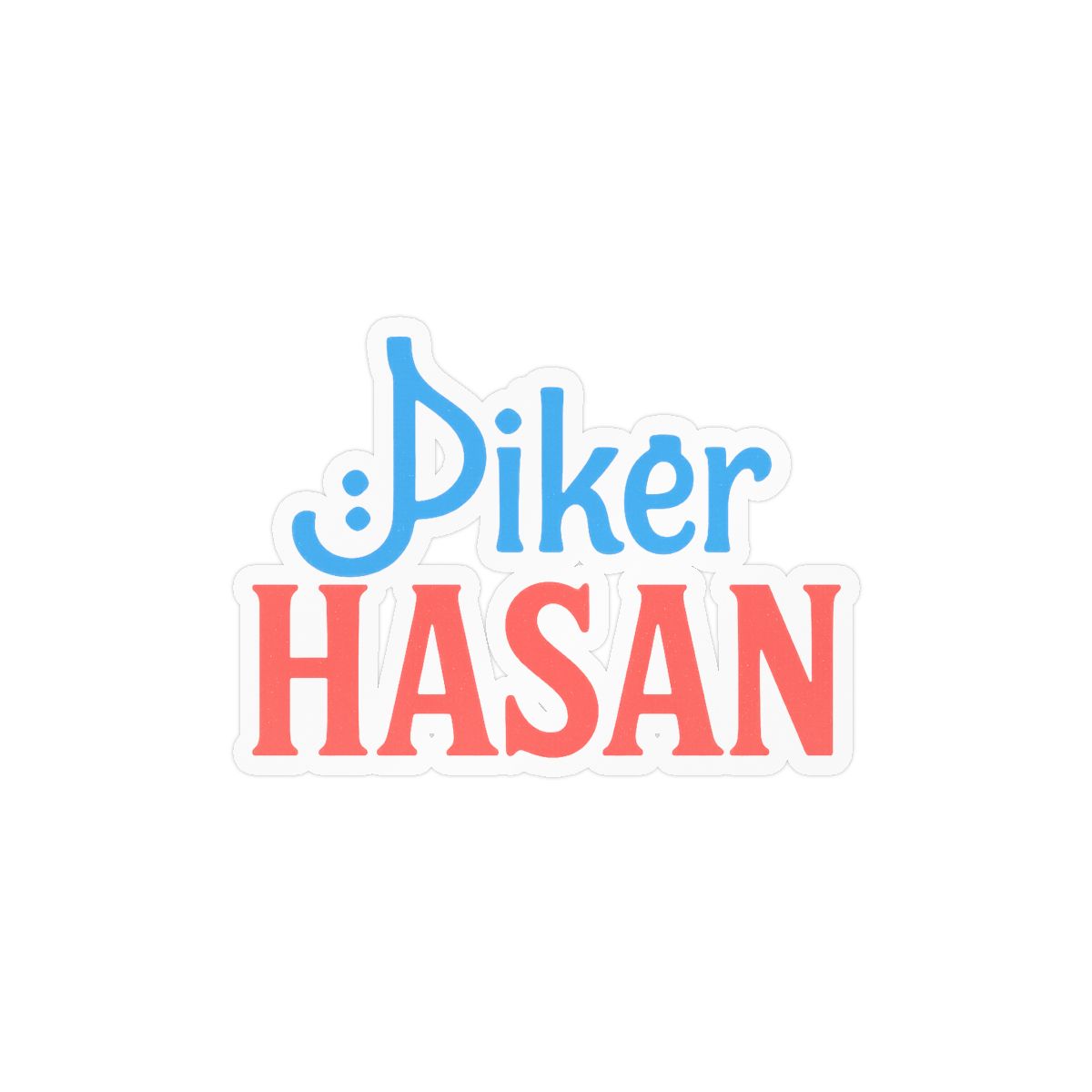 Hasan Piker Sticker | Bold Political Vinyl Decal