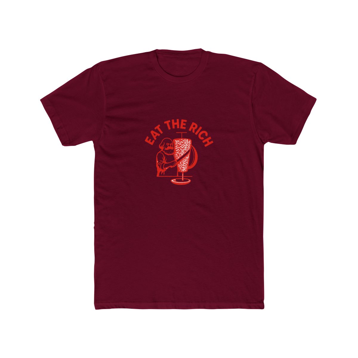 Eat the Rich Karl Marx Döner Kebab T-Shirt - alternate angle 2, merchandise