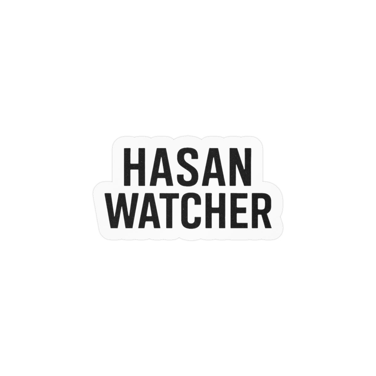 Hasanabi Bold Diehard Graphic | Hasanabi Sticker, Vinyl Decal, Twitch Fan Gift - alternate angle 1, merchandise