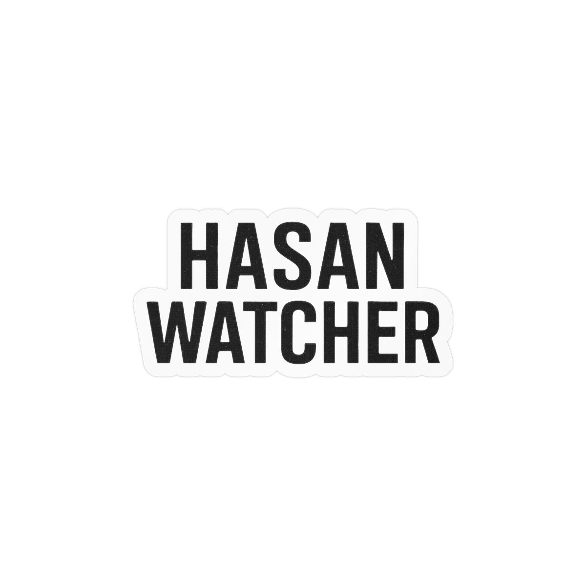 Hasanabi Bold Diehard Graphic | Hasanabi Sticker, Vinyl Decal, Twitch Fan Gift - alternate angle 2, merchandise