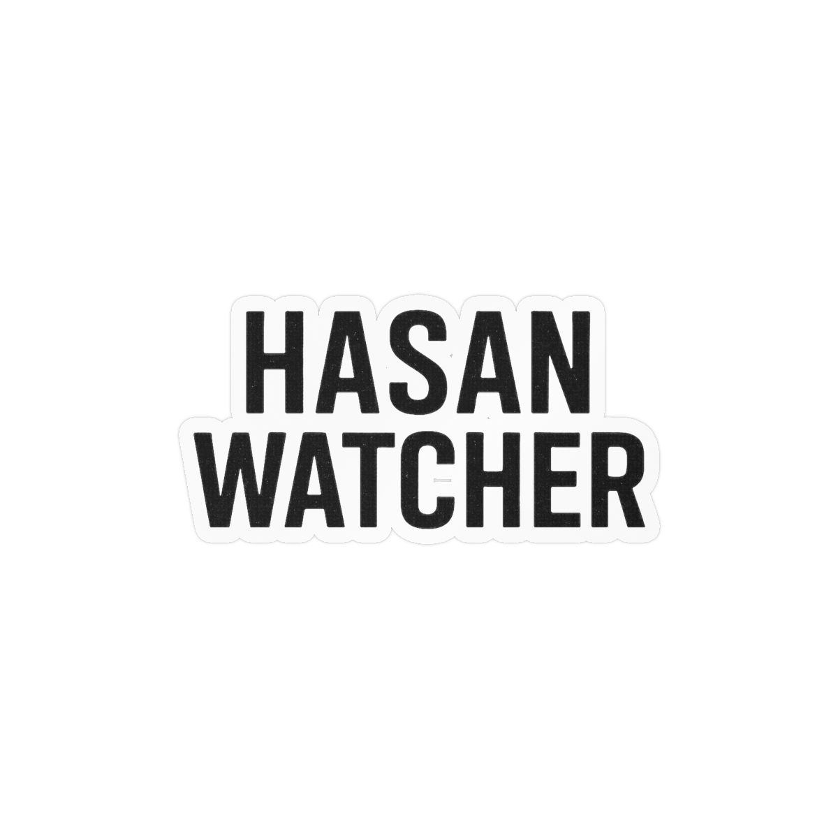 Hasanabi Bold Diehard Graphic | Hasanabi Sticker, Vinyl Decal, Twitch Fan Gift