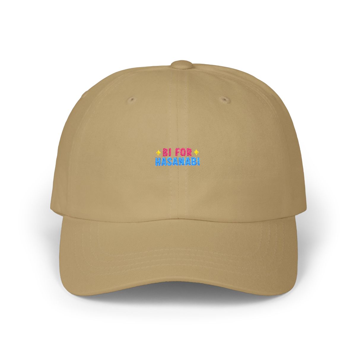 Bi for Hasanabi Embroidered Dad Hat - alternate angle 3, merchandise