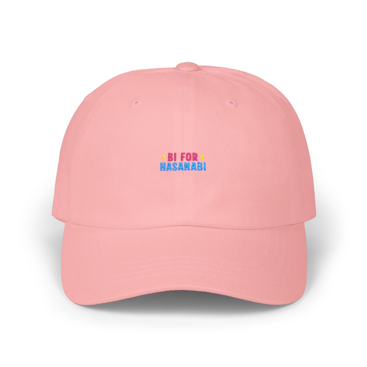 Bi for Hasanabi Embroidered Dad Hat - alternate angle 2, merchandise