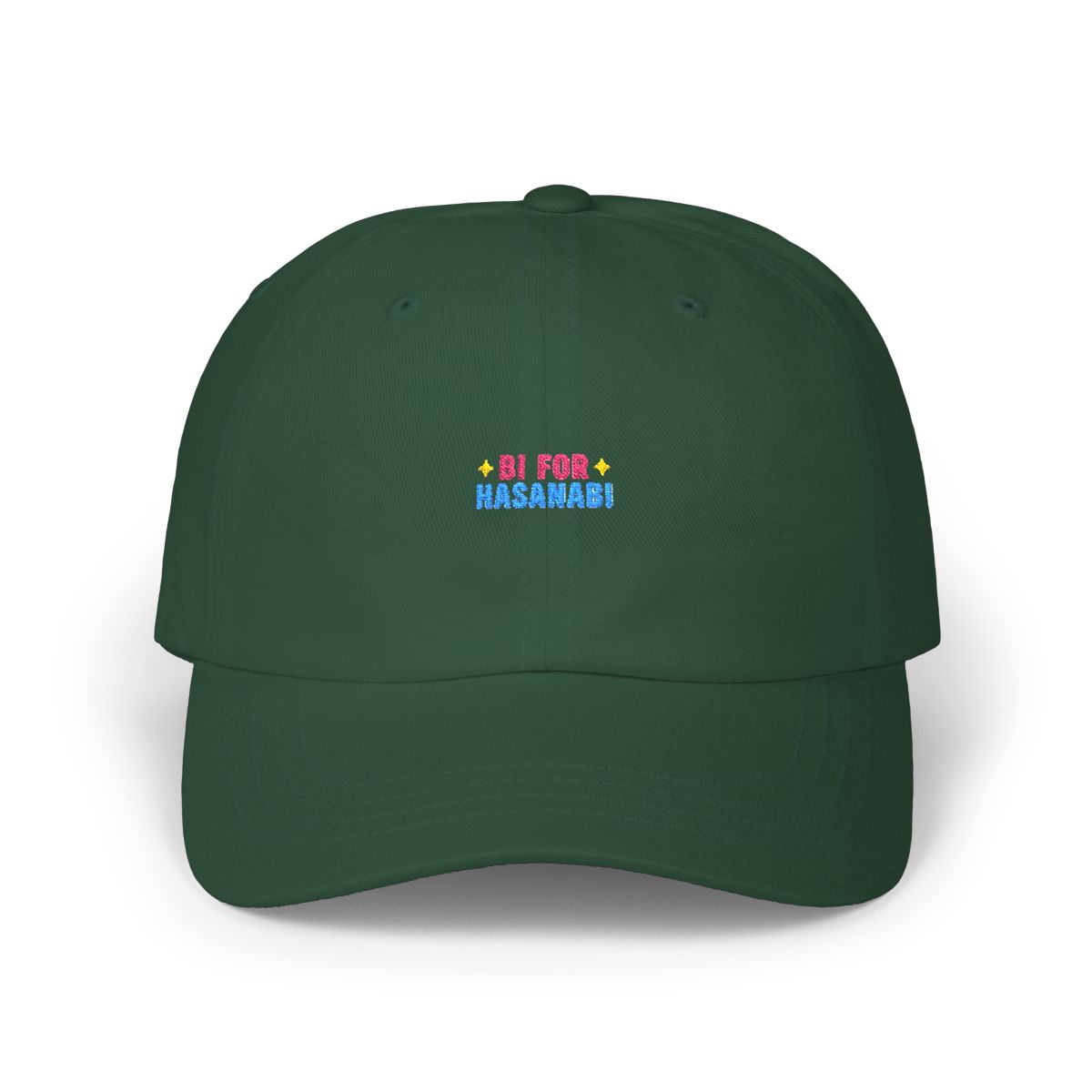 Bi for Hasanabi Embroidered Dad Hat - alternate angle 5, merchandise