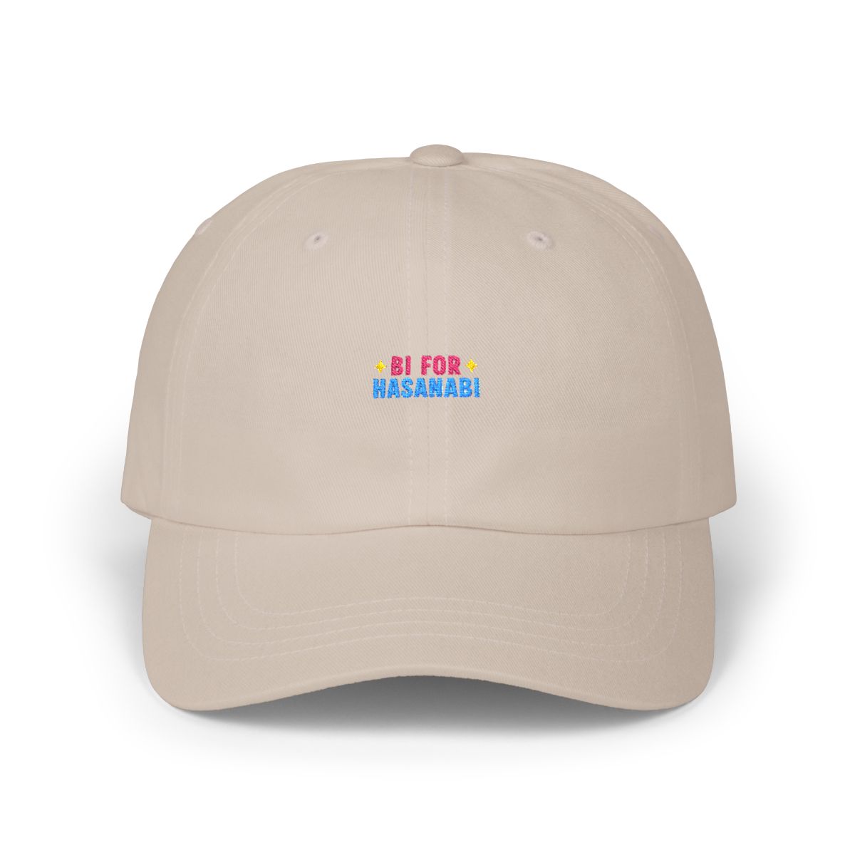 Bi for Hasanabi Embroidered Dad Hat - alternate angle 5, merchandise