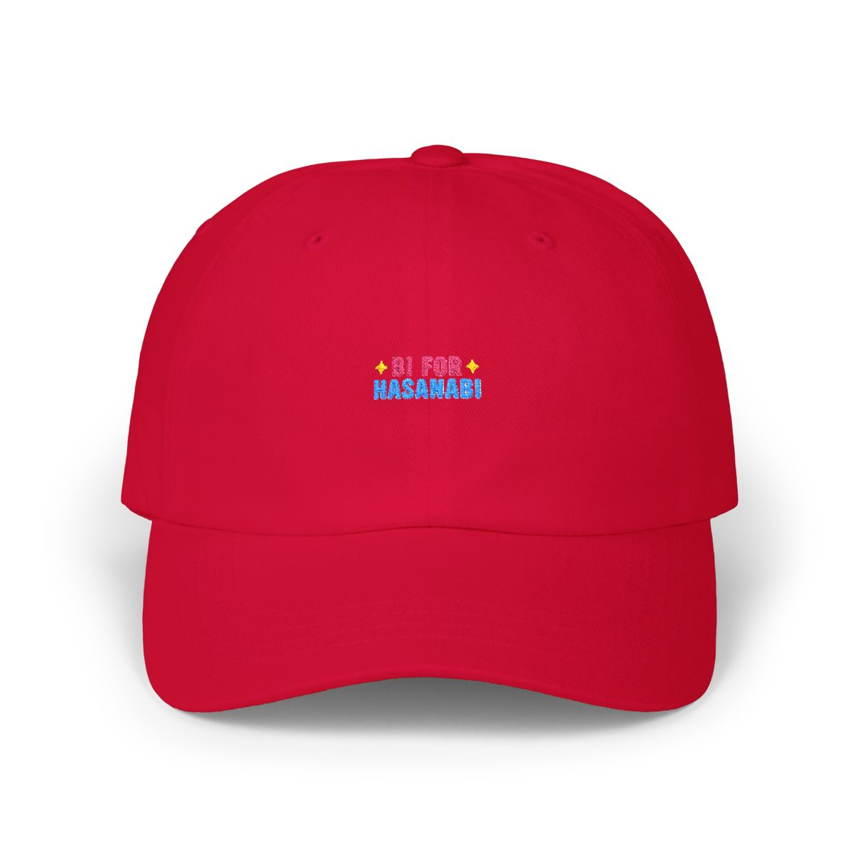 Bi for Hasanabi Embroidered Dad Hat - alternate angle 3, merchandise