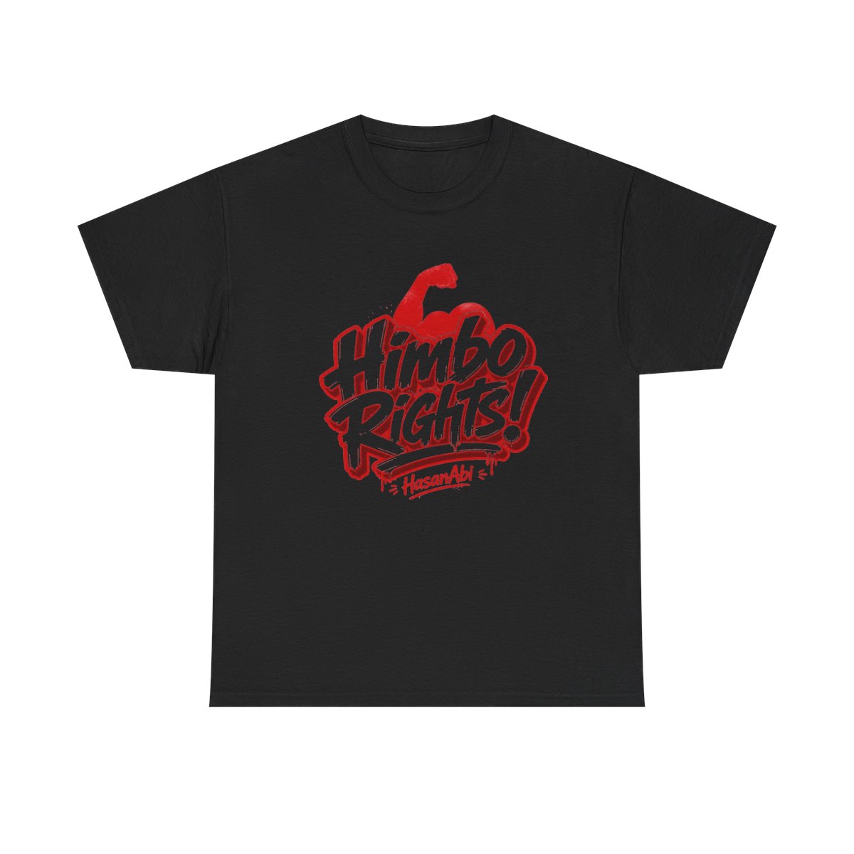 HasanAbi "Himbo Rights!" Unisex Tee - alternate angle 2, merchandise