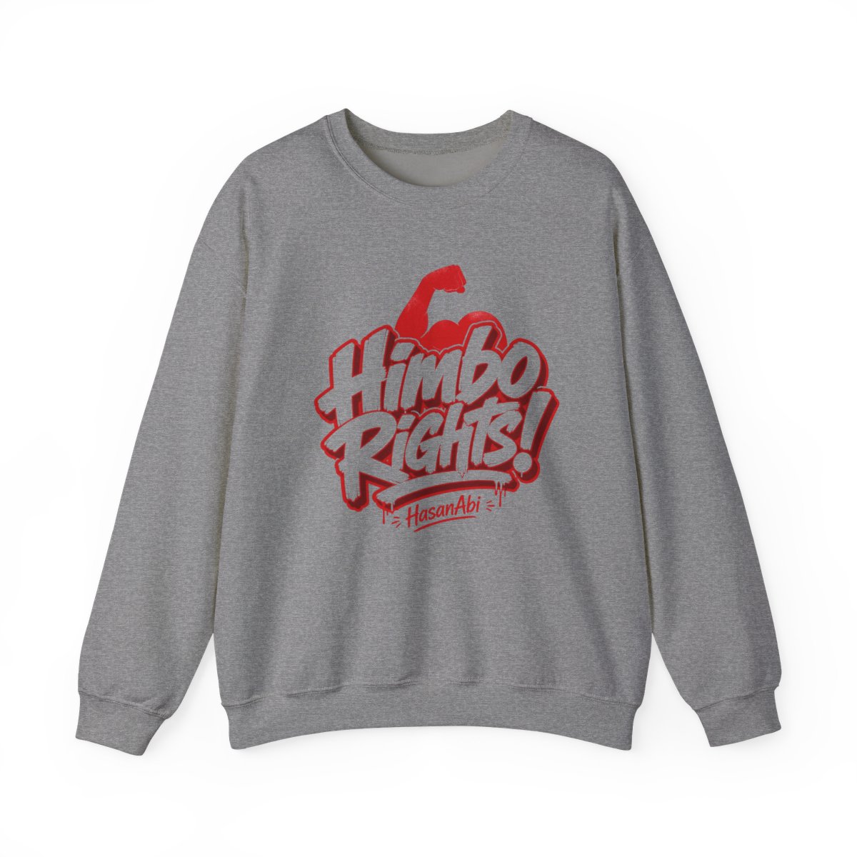 HasanAbi "Himbo Rights!" Crewneck - alternate angle 3, merchandise