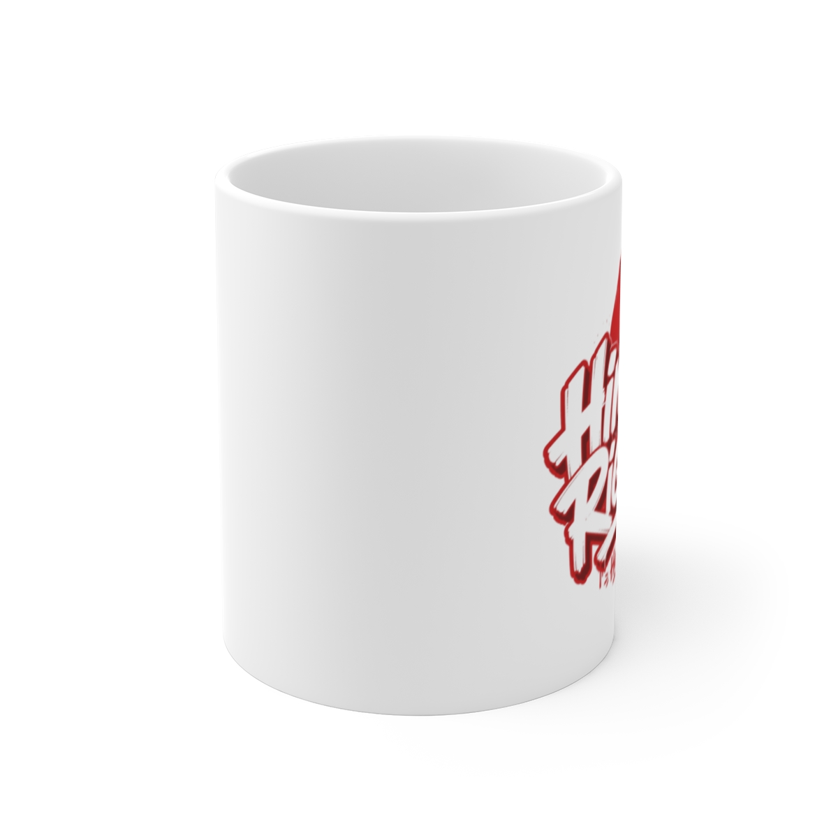 HasanAbi "Himbo Rights!" White Mug - alternate angle 1, merchandise